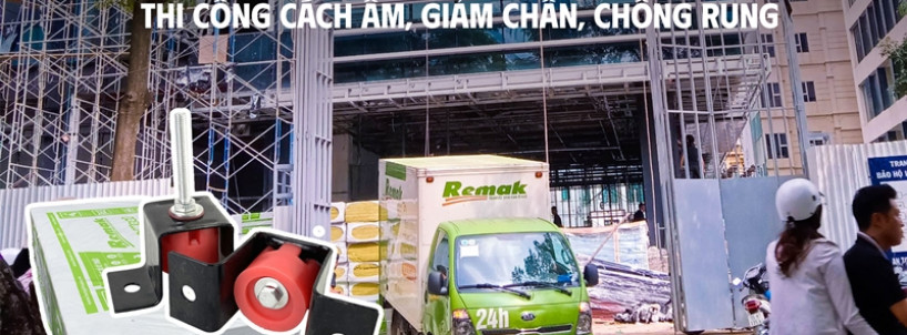 Công trình của Trung ương Đoàn TNCS Hồ Chí Minh thi công hệ vách cách âm tường 1 lớp Remak® Wall Vibration Absorber G50Q