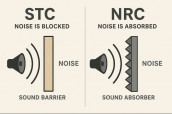 STC và NRC: Phân Biệt Rõ Ràng Để Chọn Đúng Vật Liệu Cách Âm – Tiêu Âm