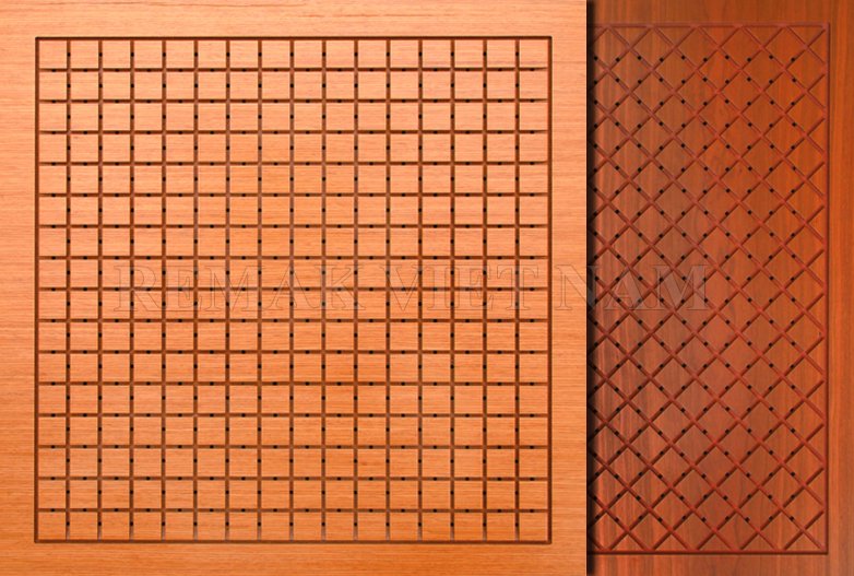 Gỗ tiêu âm rãnh vuông Remak® Groove 1