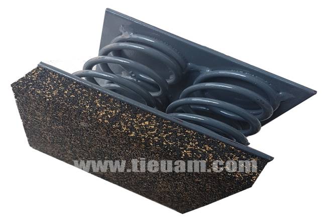 Lò xo giảm chấn cách âm sàn 1