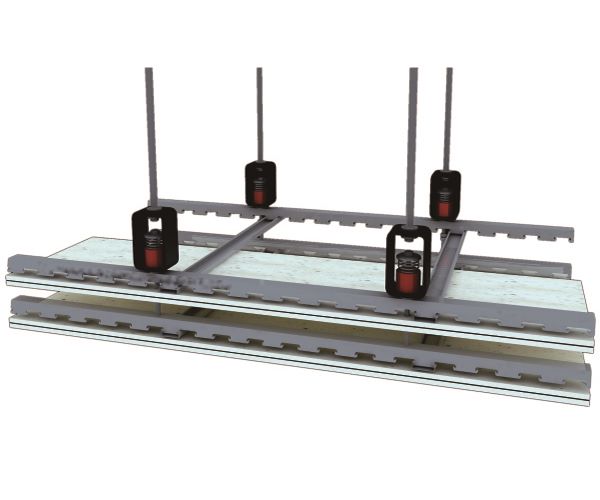 Lò xo giảm chấn cách âm trần 0