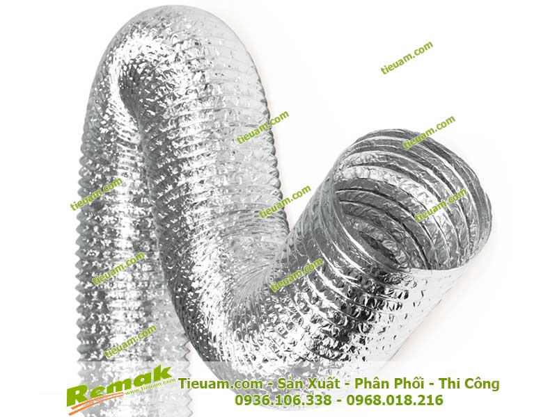 Ống gió mềm không bảo ôn 1 lớp 0
