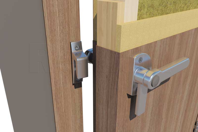 Khóa cửa cách âm hai chiều Remak® Soundproof Door Lock ADL1624 1