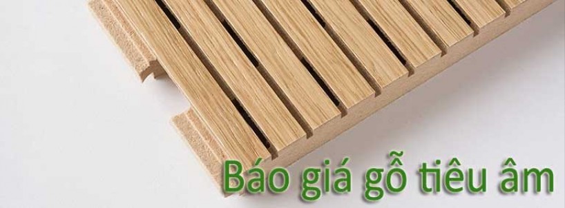 Báo Giá Gỗ Tiêu Âm Remak