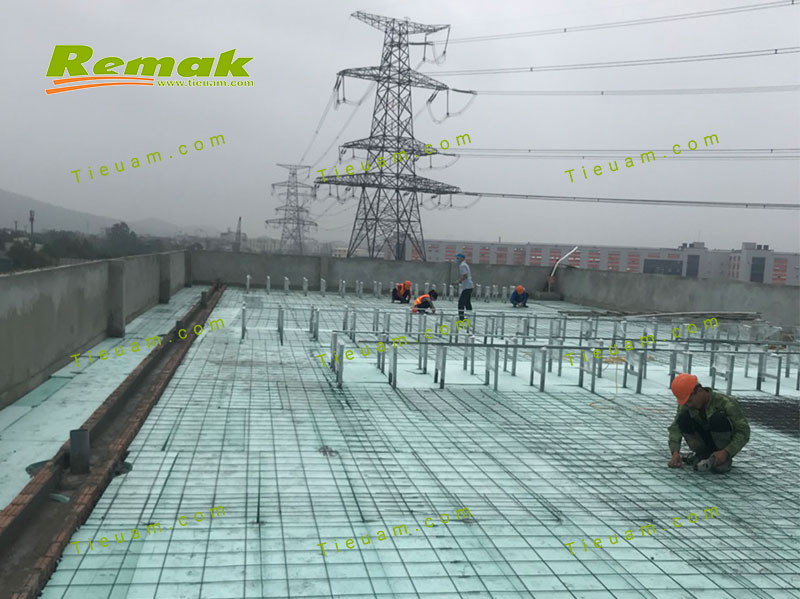 Làm trần chống nóng sử dụng xốp XPS