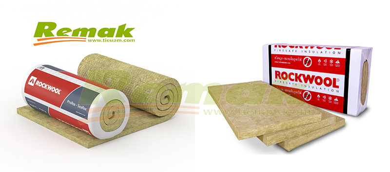 Bông khoáng Rockwool dạng cuộn và dạng tấm - Remak