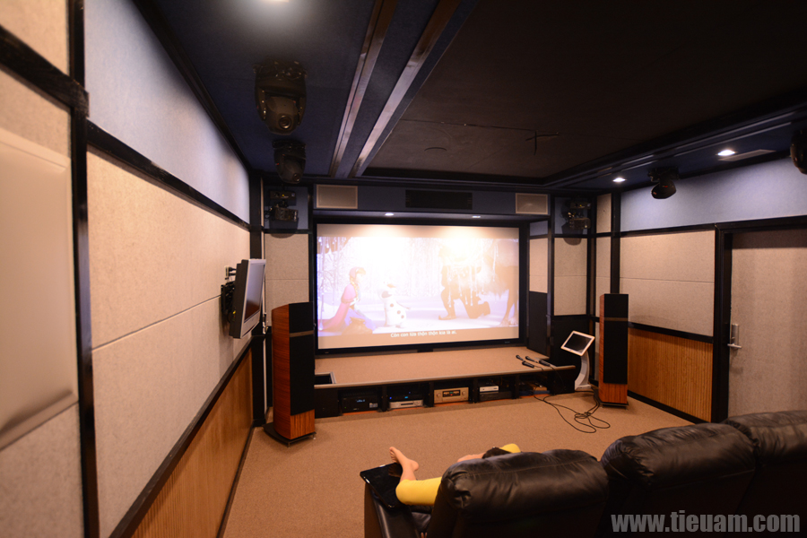 Thiết kế và thi công phòng xem phim gia đình - Ảnh 1 Thiết kế và thi công phòng xem phim gia đình - Ảnh 1